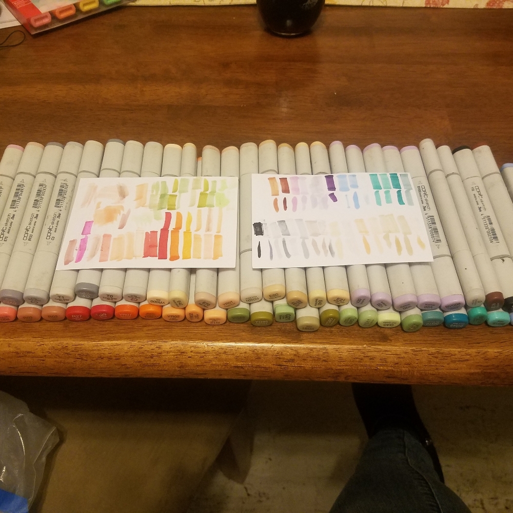 Copic sketch markers
